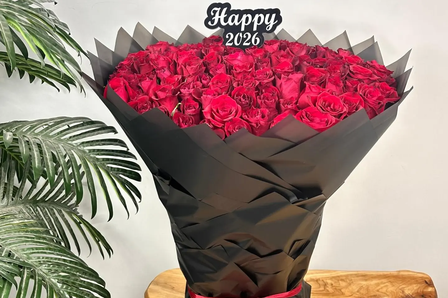 هدايا السنه- بوكيه احمر مميز