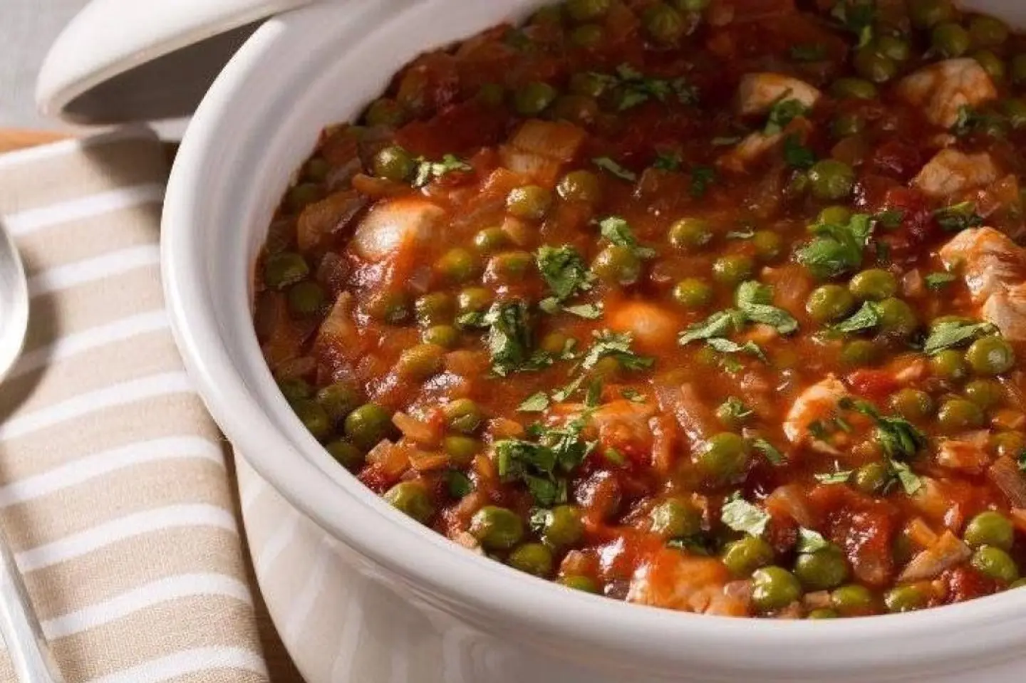 Pea Stew With Minced Meat