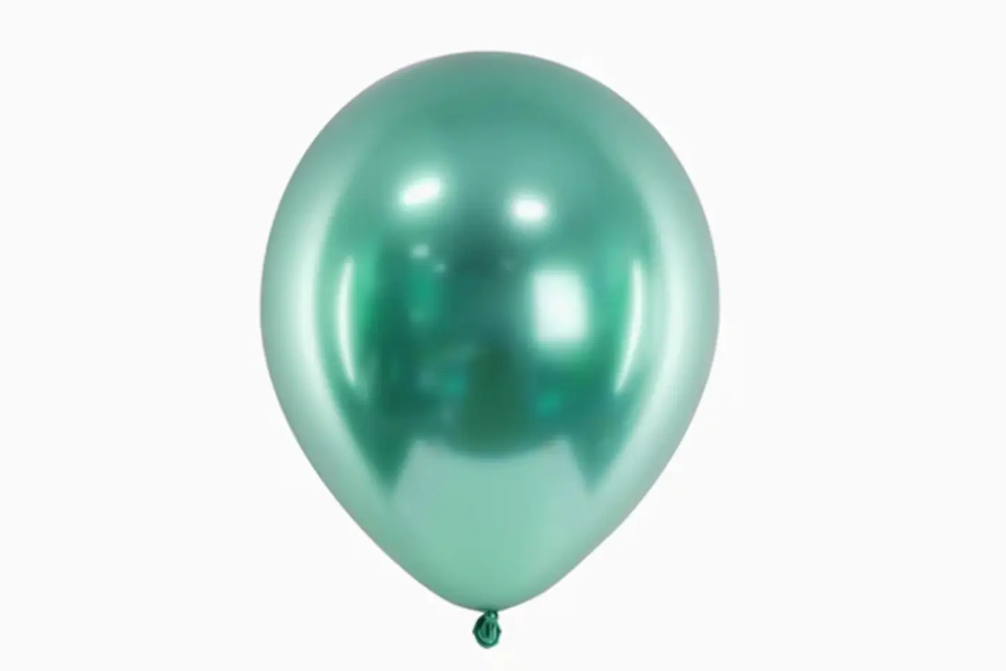 بالون هيليوم أخضر لامع