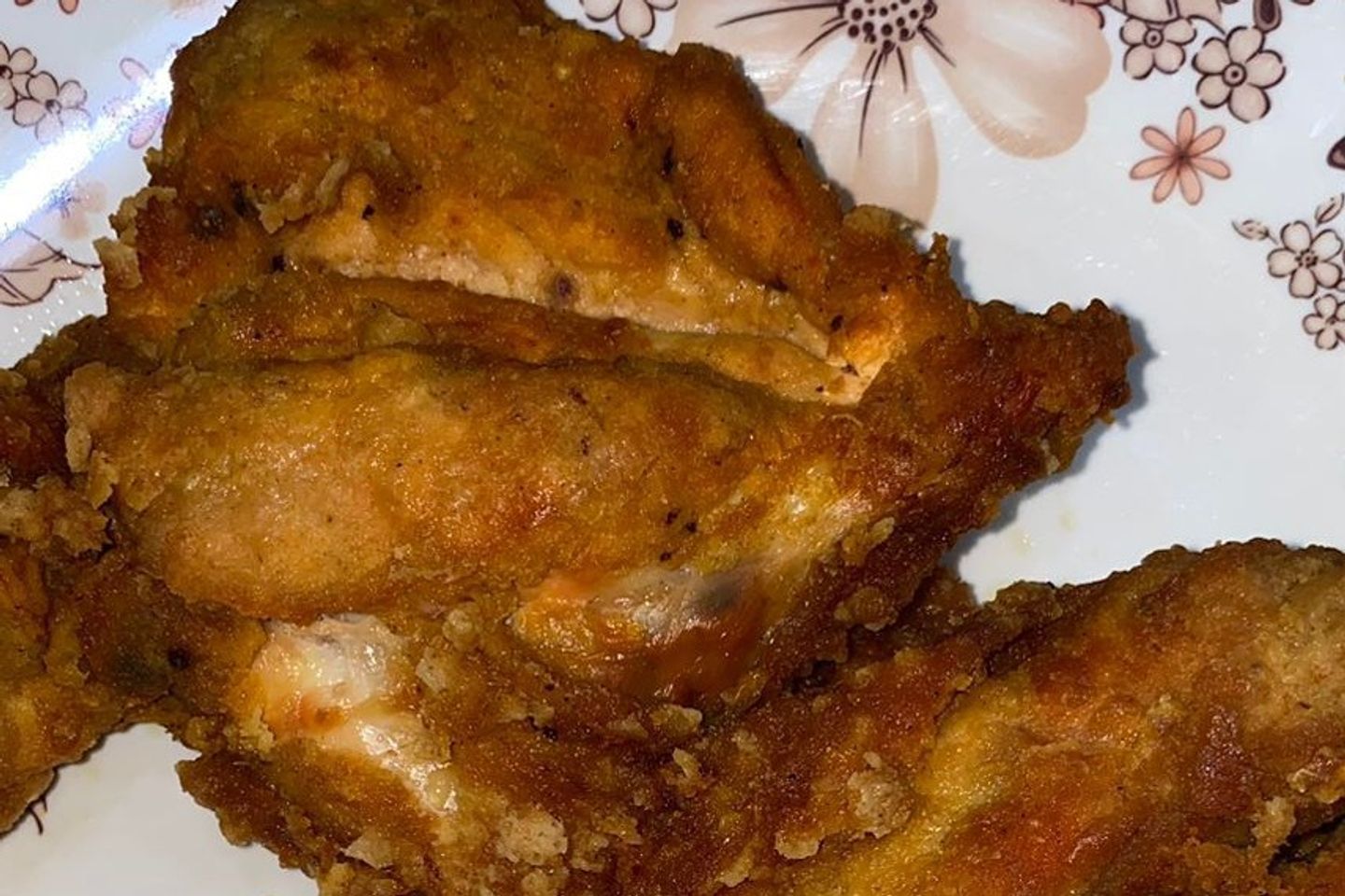 نص حبه دجاج مقلي ساده