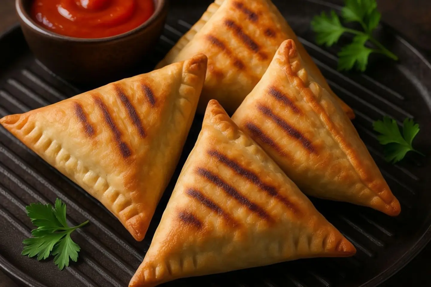 Oven Baked Pizza Sambosas 12 Pieces