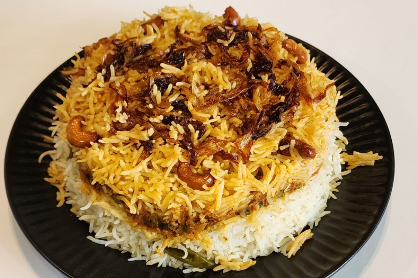 نص حبة دجاج برياني الصحفة