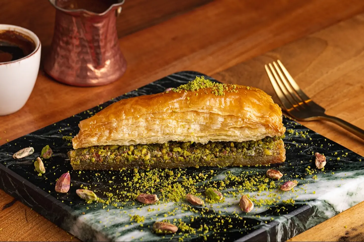 Luxury Pistachio Triangles