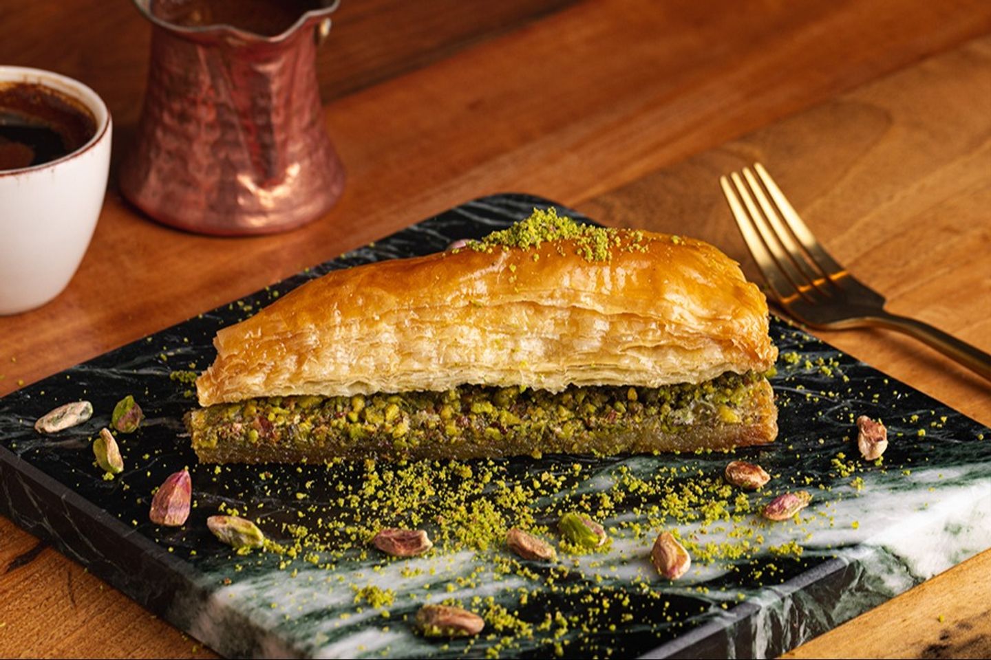 Luxury Pistachio Triangles