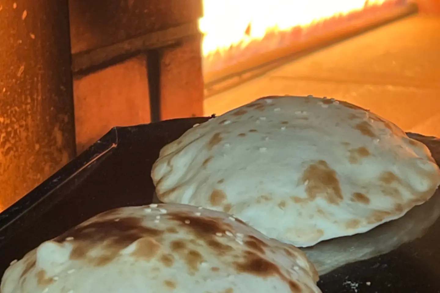 Round Zaatar With Labneh Spicy