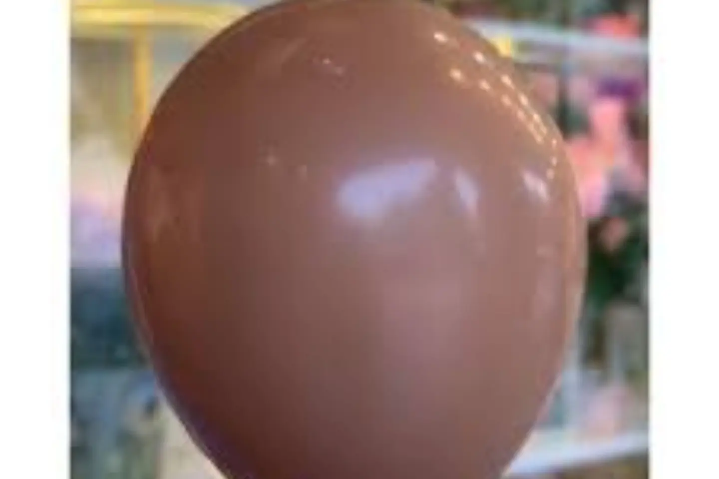 Helium Balloon   Brown Color