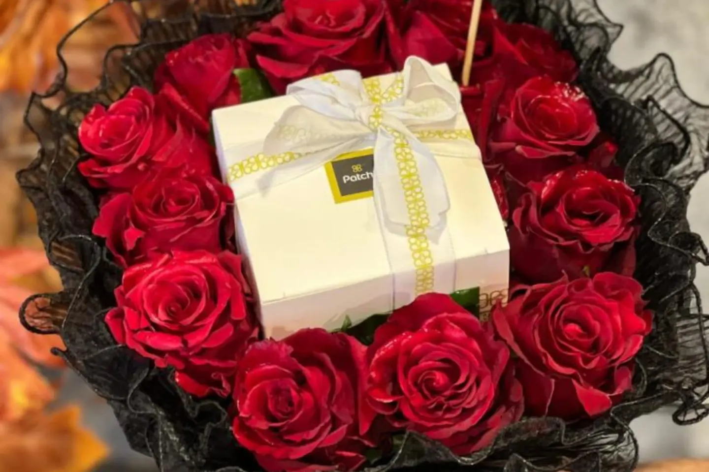 باقة باتشي دانتيل اسود