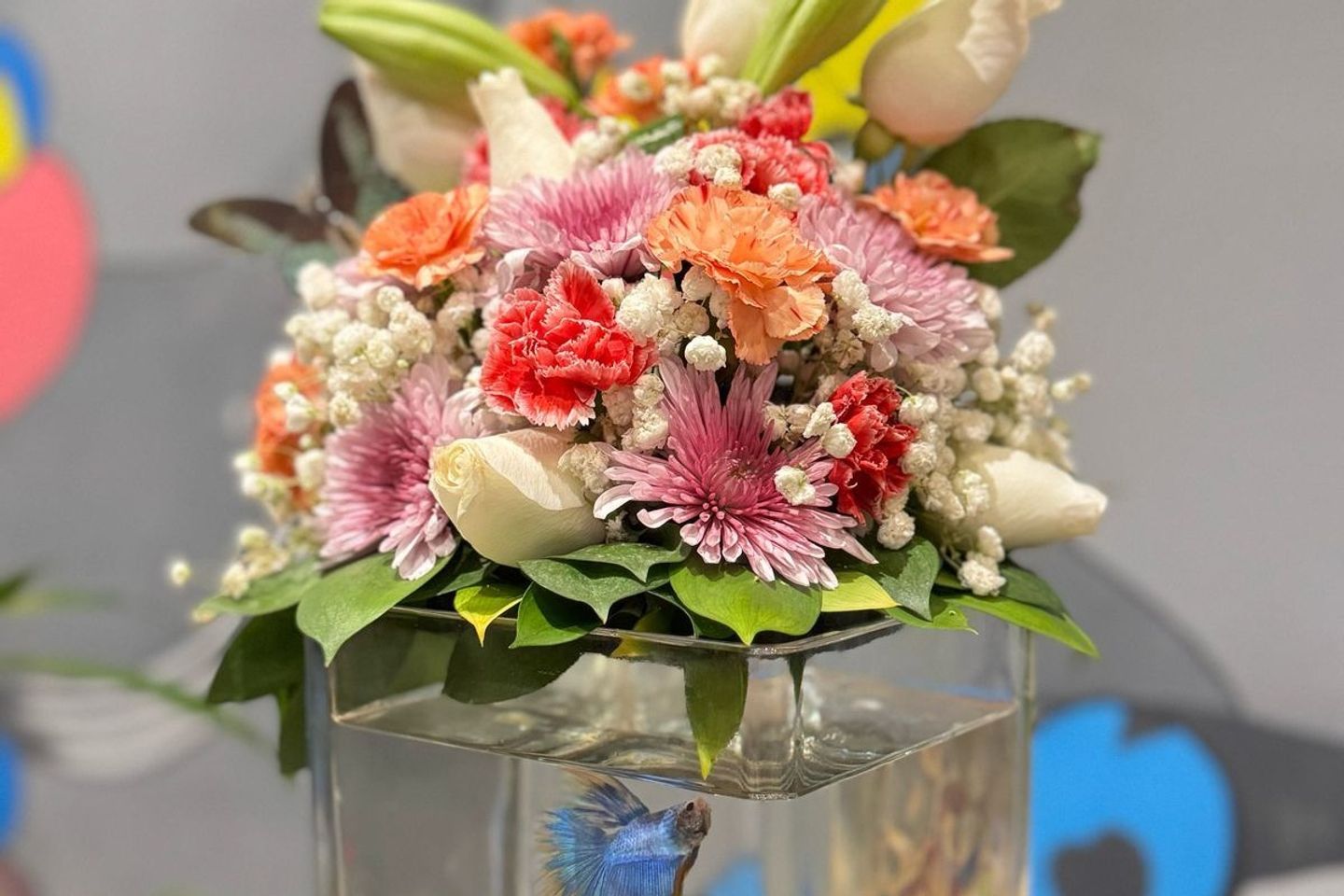 Fish And Flowers