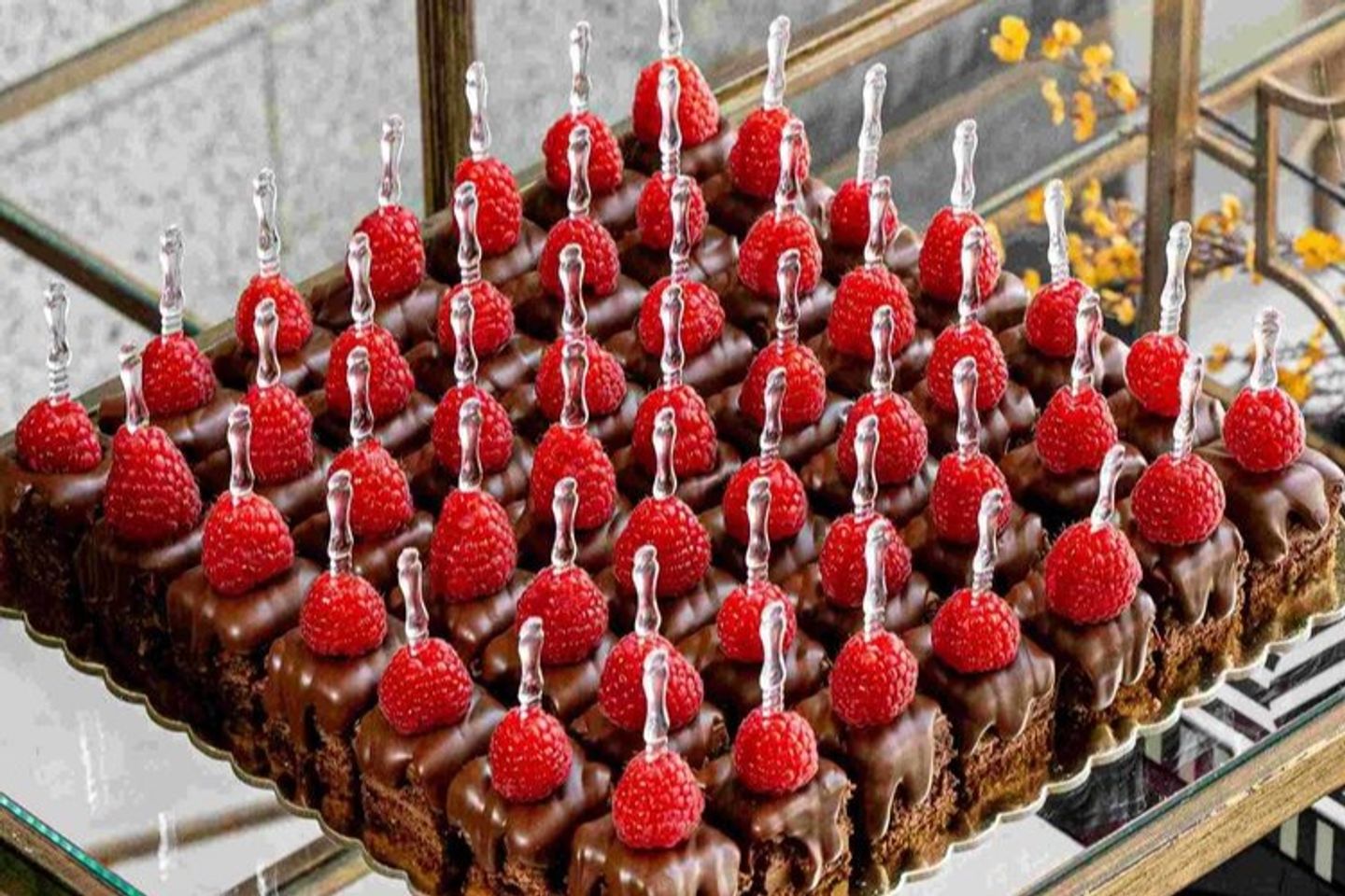 Chocolate Mousse Cake Bites   Tray