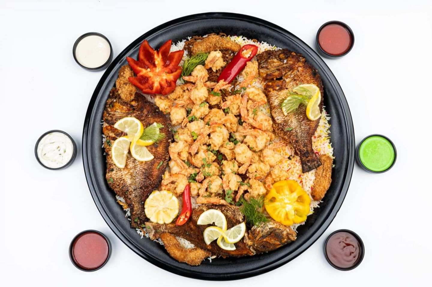 Fish Tray And Butter Shrimp 3 Person