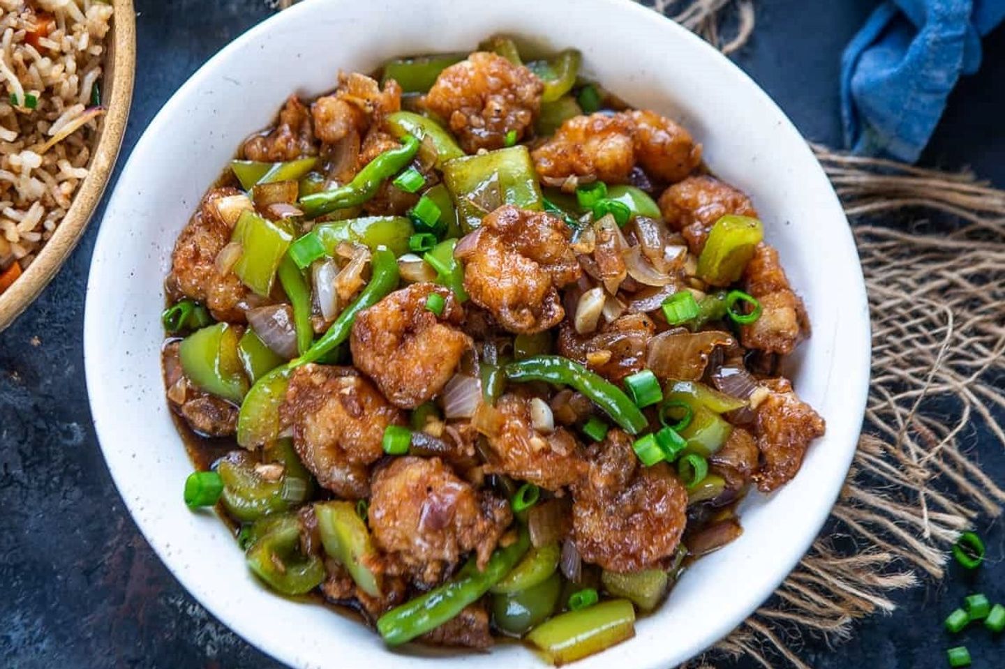 Chilly Prawns Dry