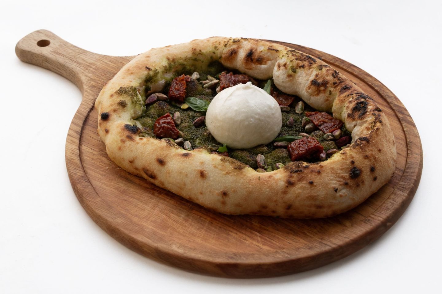 Pizza Burrata Pesto