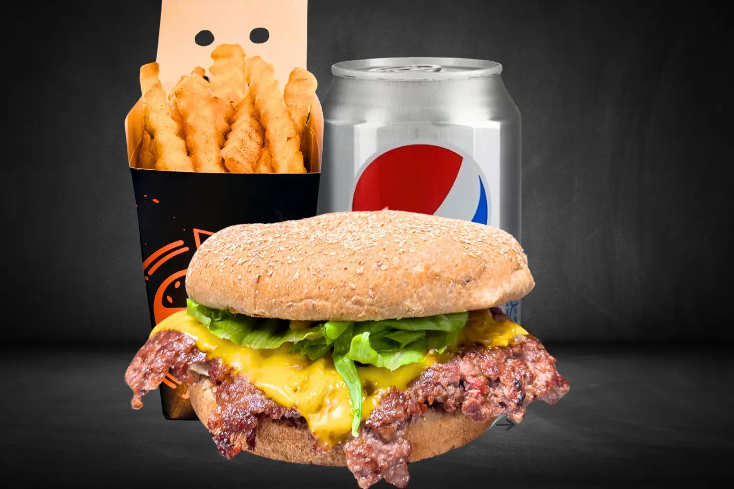 وجبة برجر لحم دايت