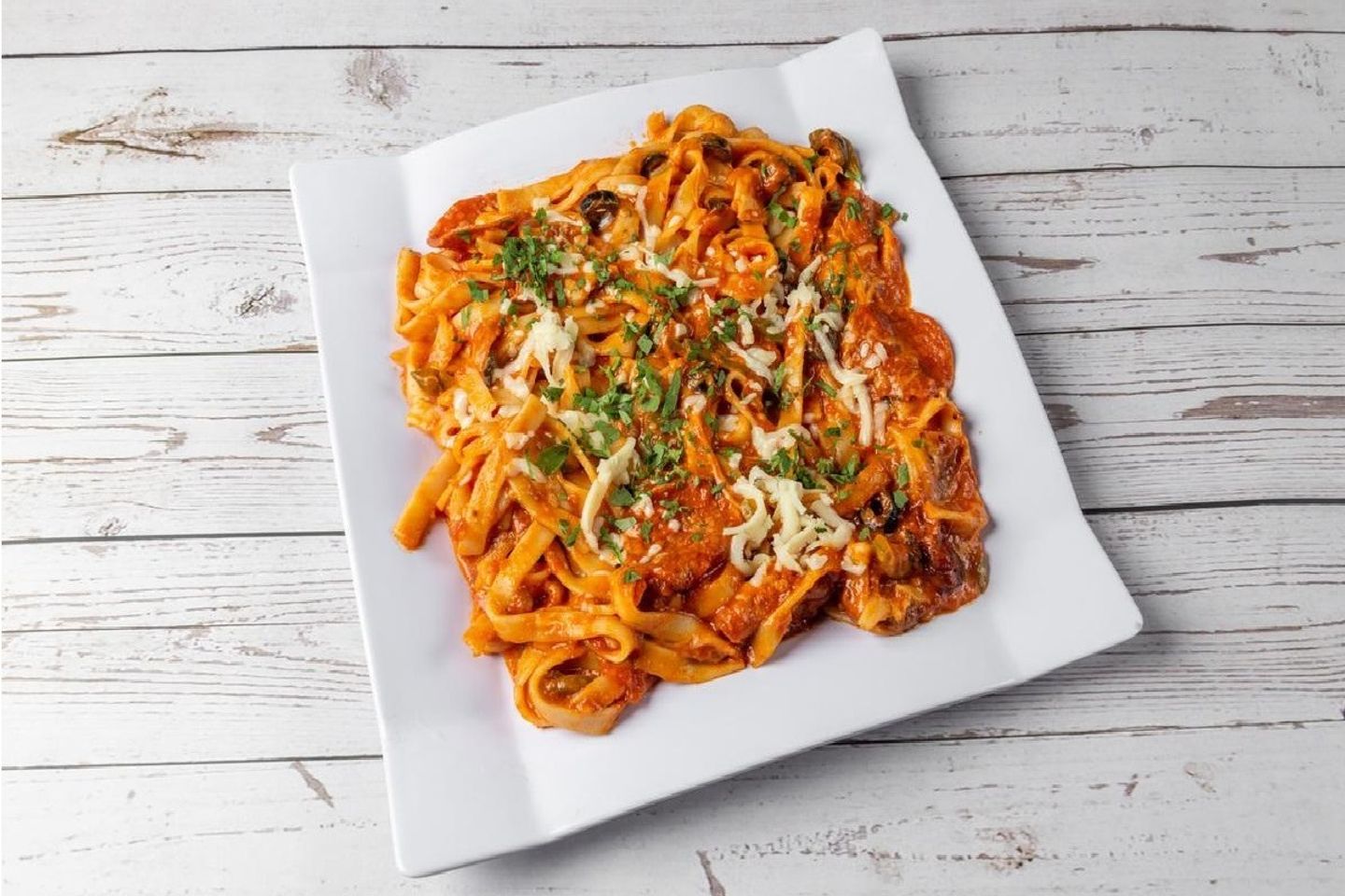 Red Pepperoni Pasta