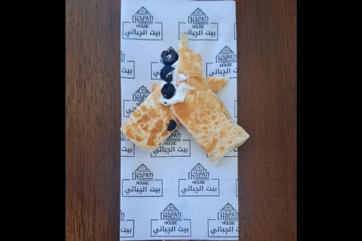 Chapati Labneh Zatar And Olive