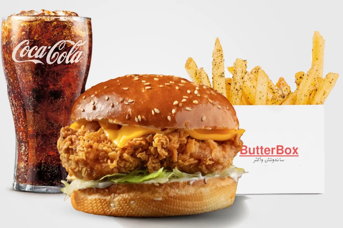 Combo Burger Crunchy Chicken 486 Cal