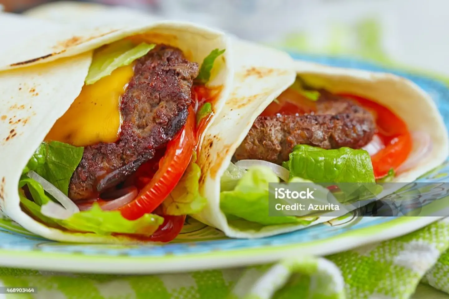 Meat Burger Tortilla Small