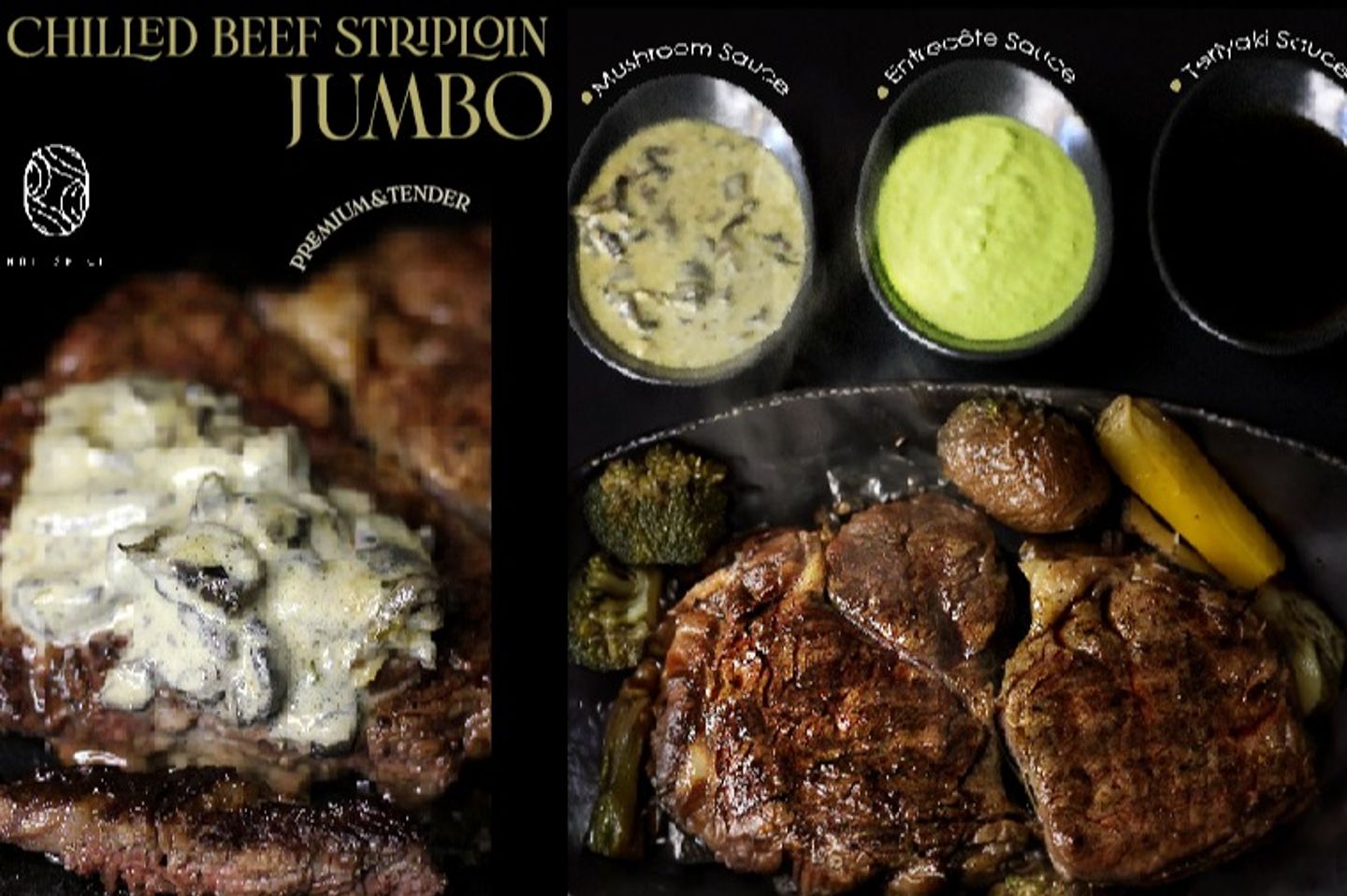Chilled Beef Striploin Jumbo
