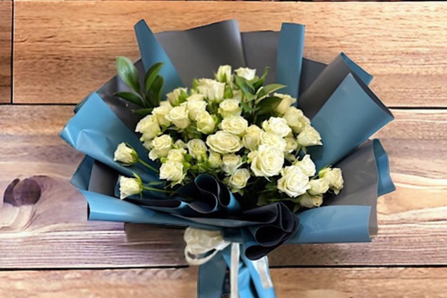 Bright White Baby Bouquet