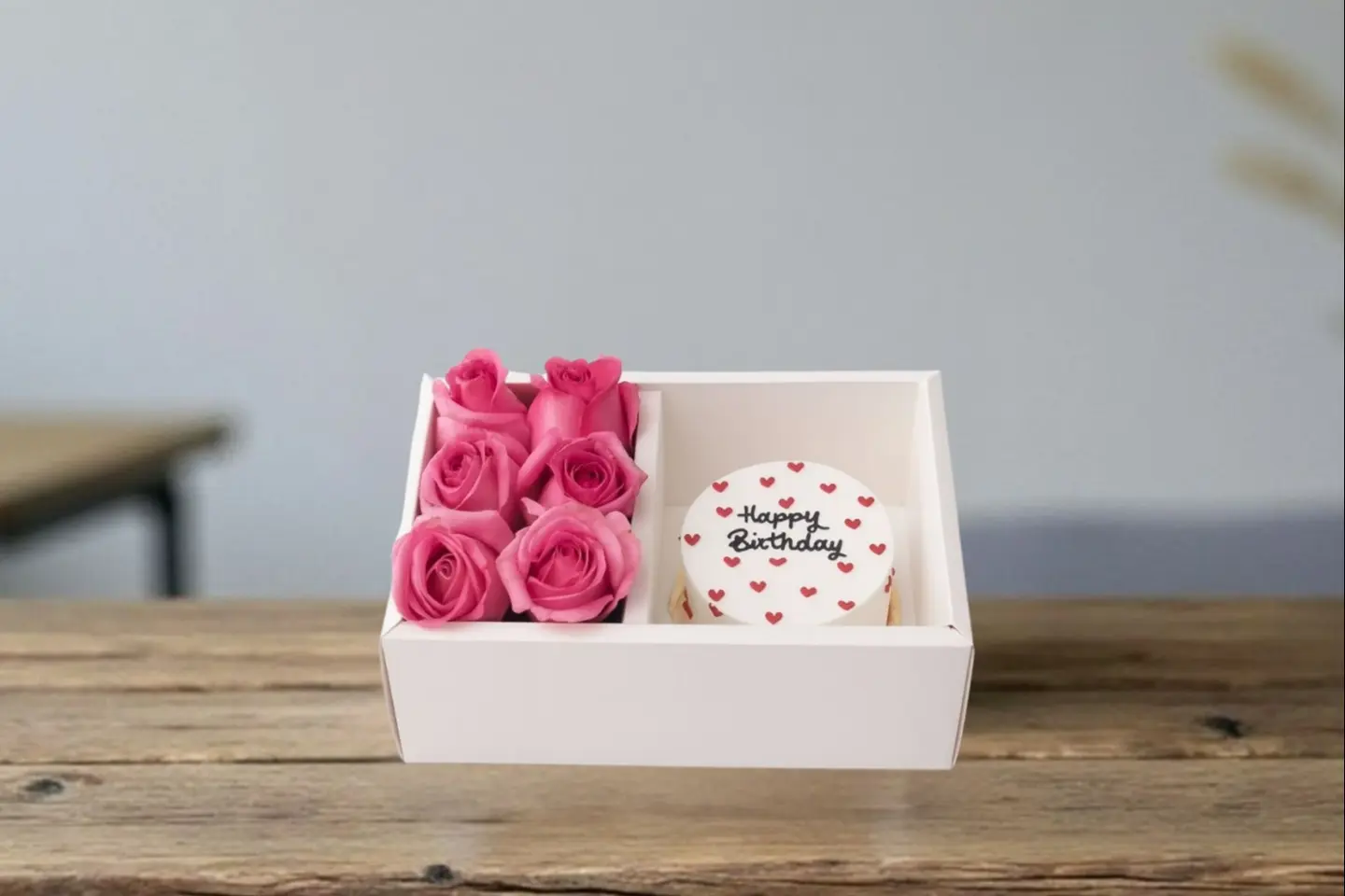 Pink Cake Box
