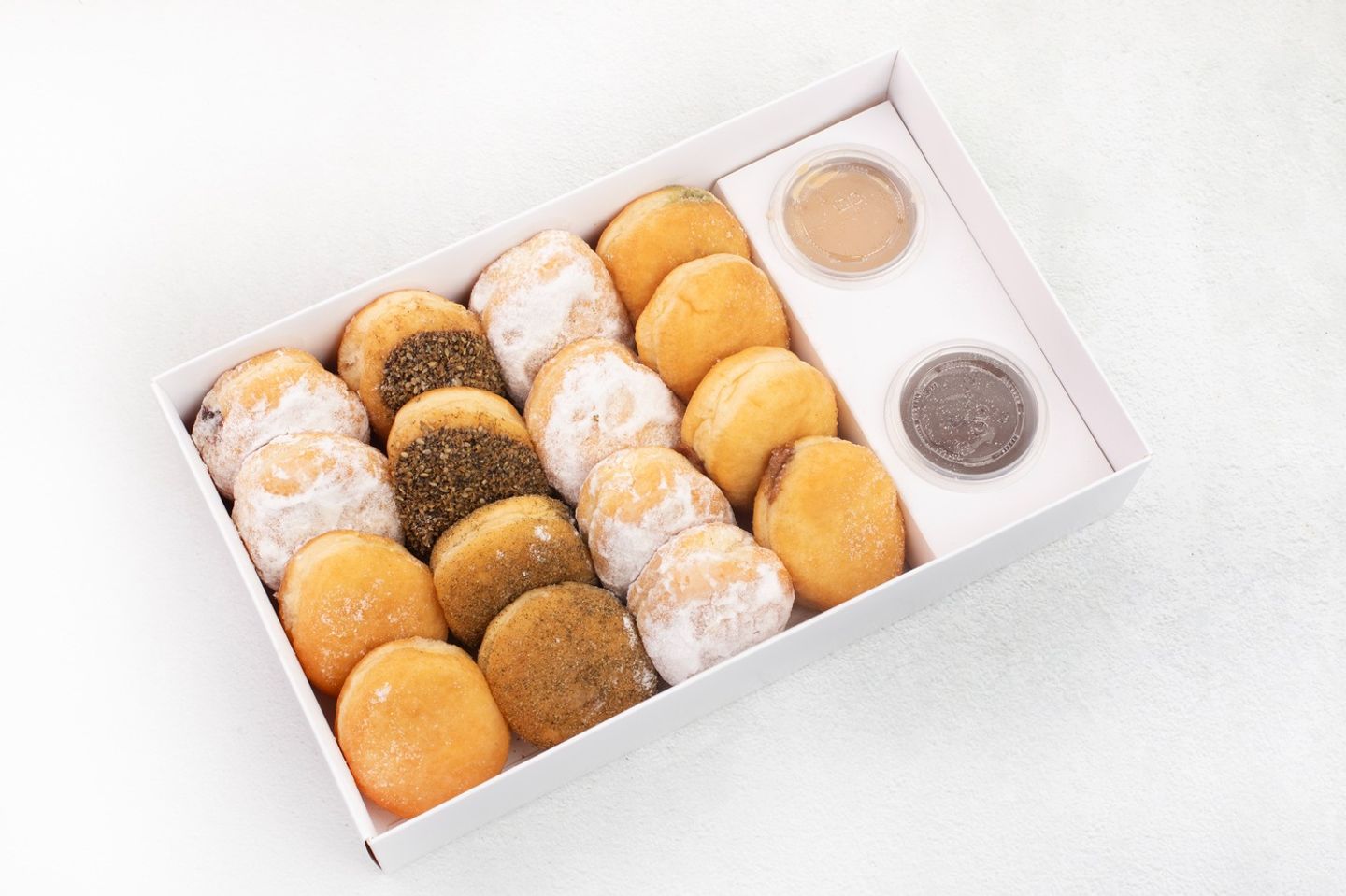 Mini American Donuts Filling Box