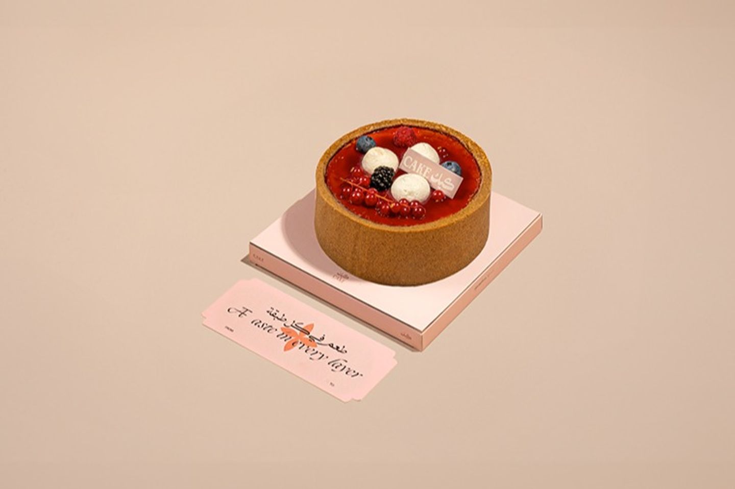 Berry And Rose Cheesecake Small Size