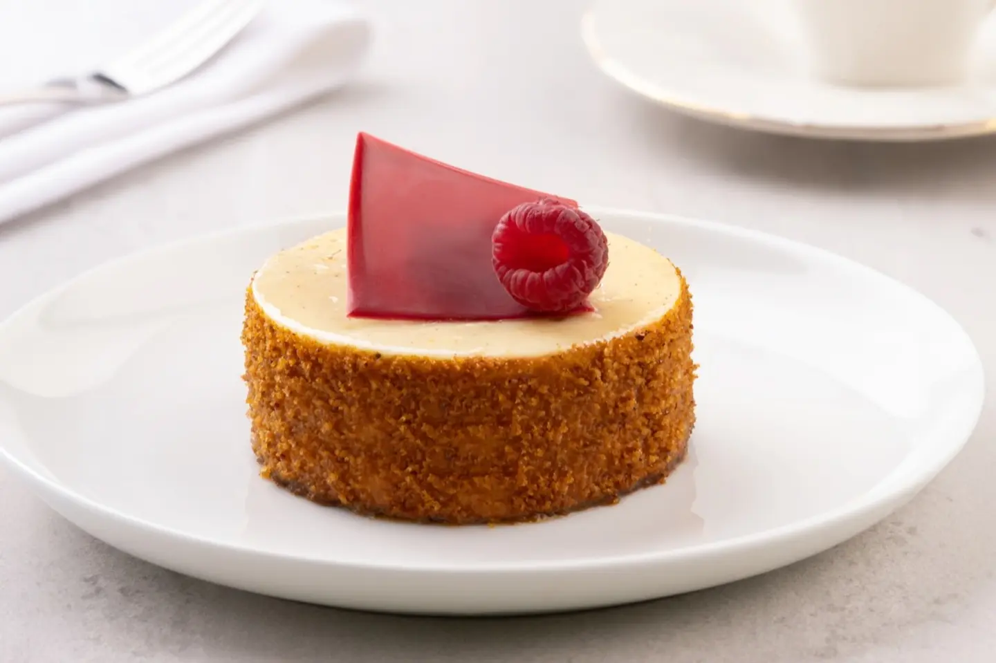 Raspberry And Vanilla Cheesecake