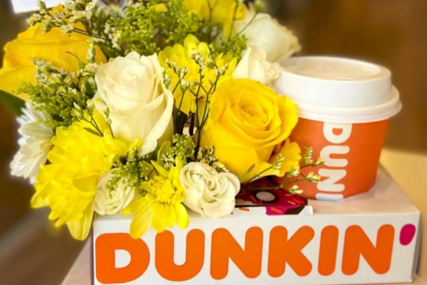 غمس الورود أو القهوة