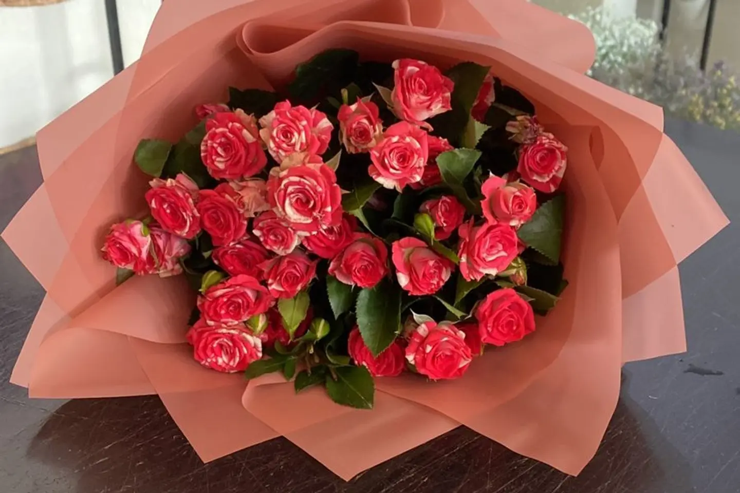 باقة ورد ريحان ثلاثة