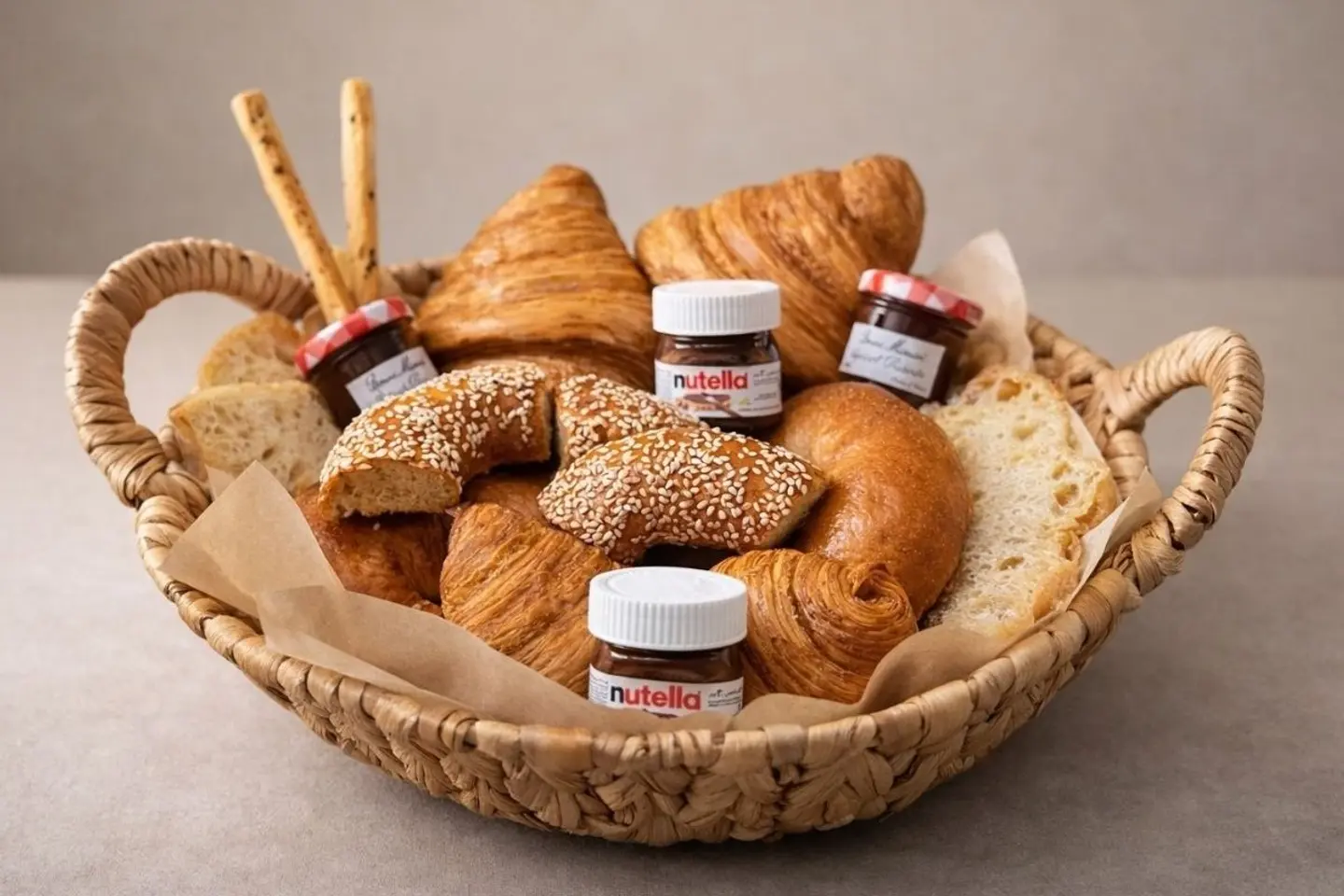 Basket Of Baked Goods
