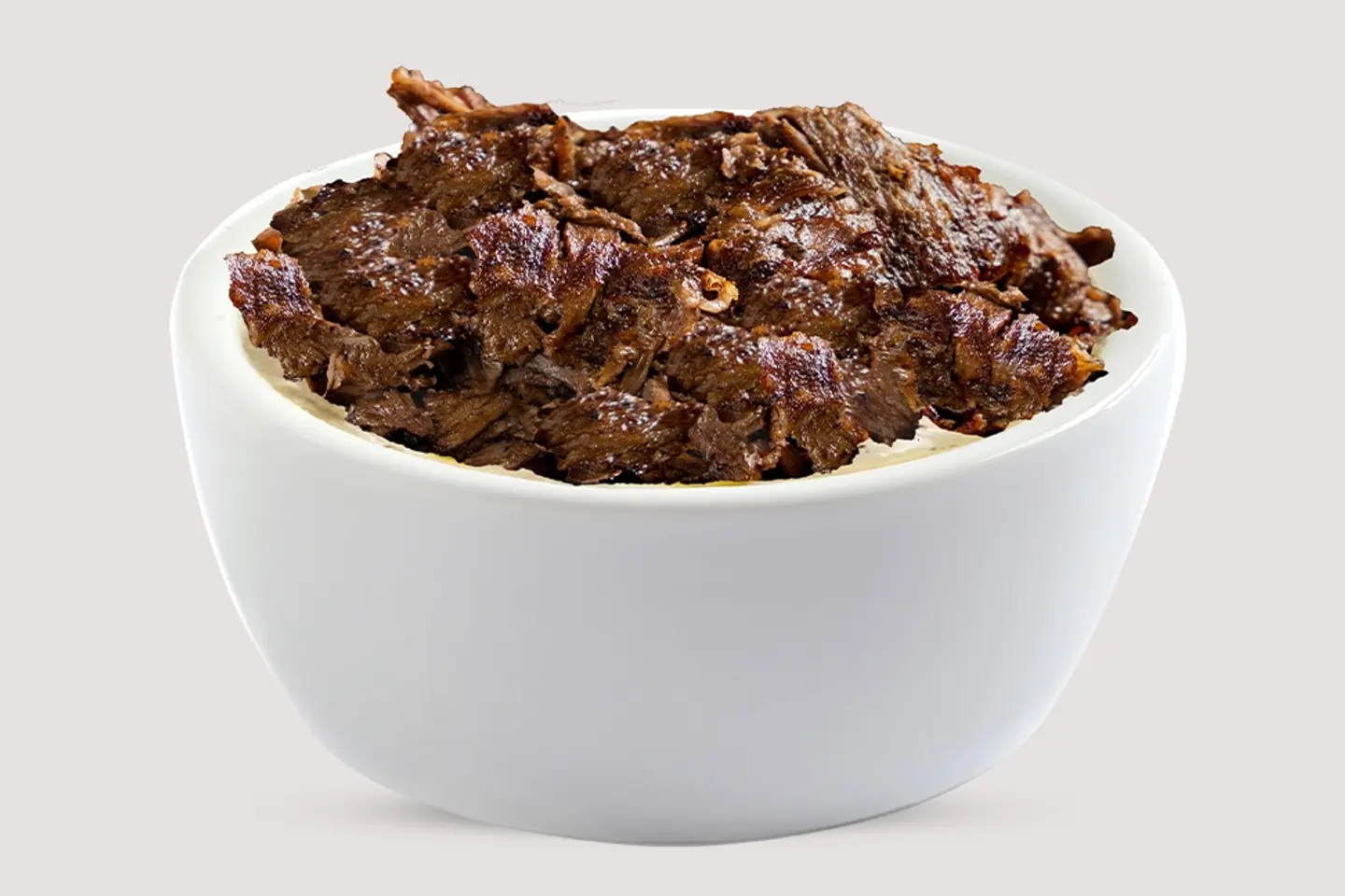 طبق شاورما لحم مع الحمص