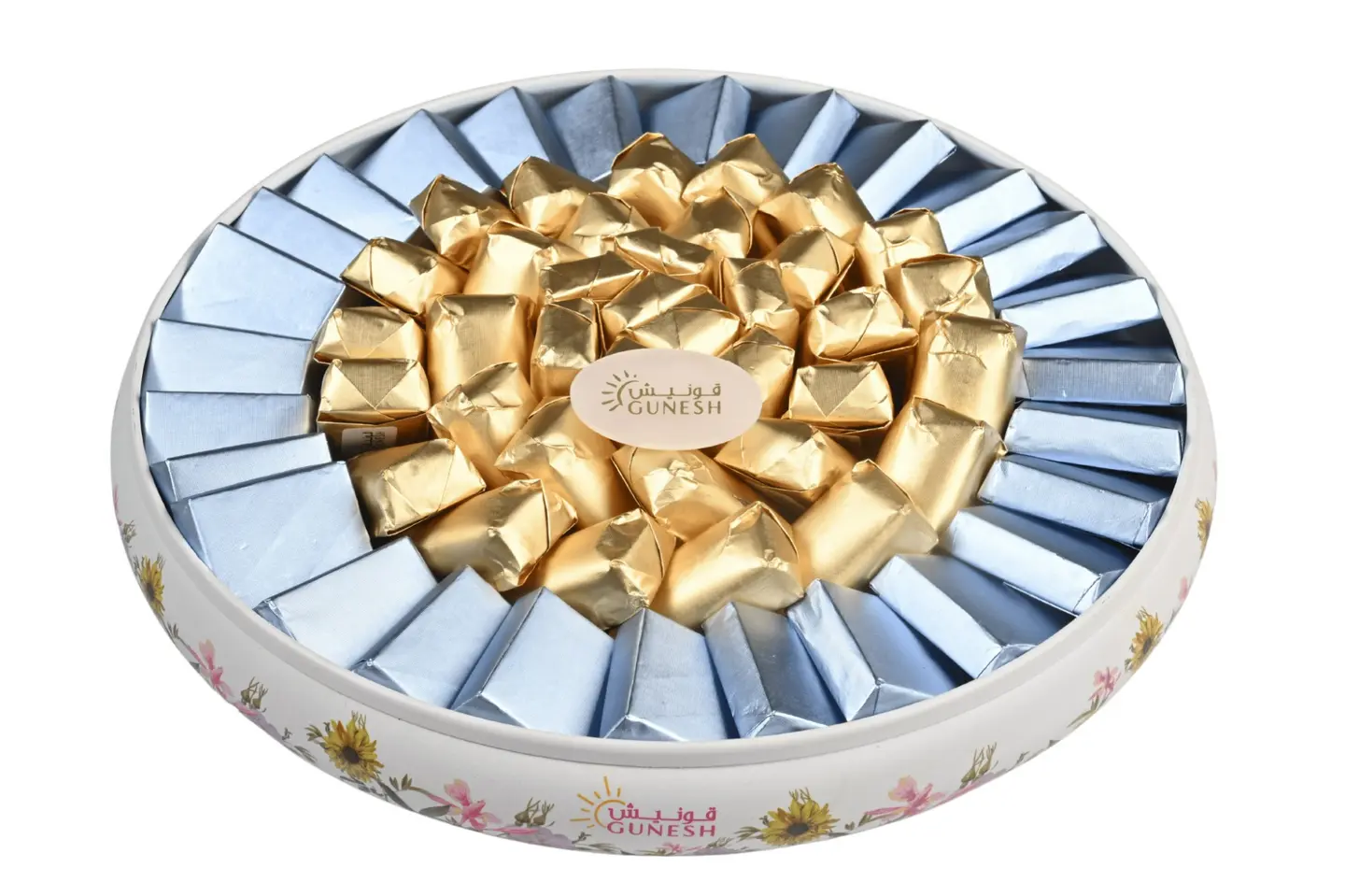 Crushed Almond And Golden Wafer Filling – White Plate