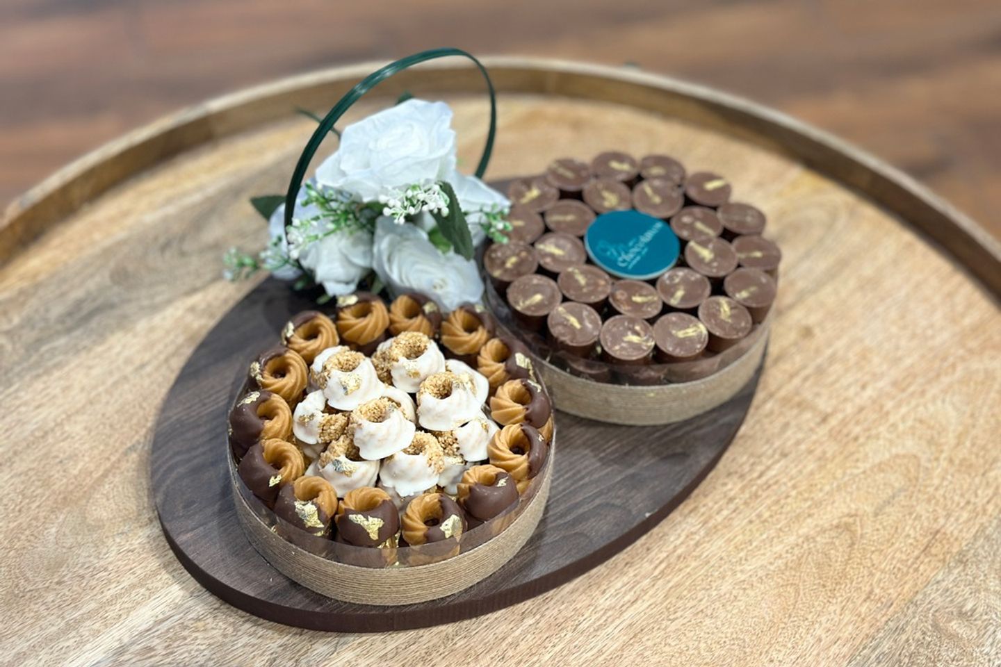 Chocolate Tray With Sesame