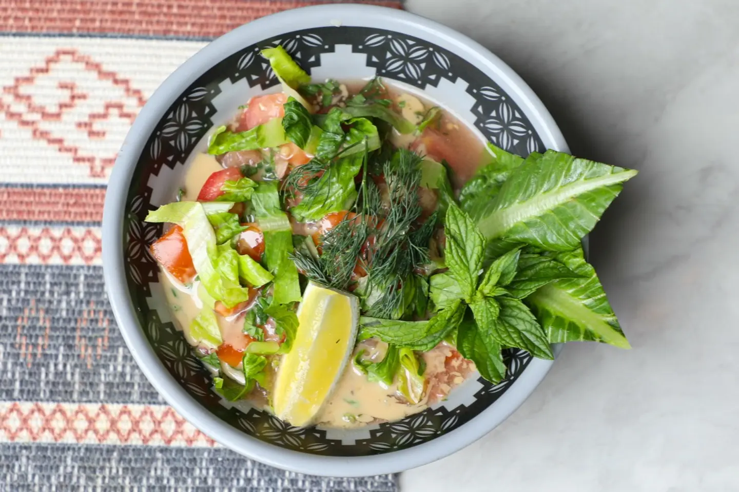 Tomato Salad With Tahini