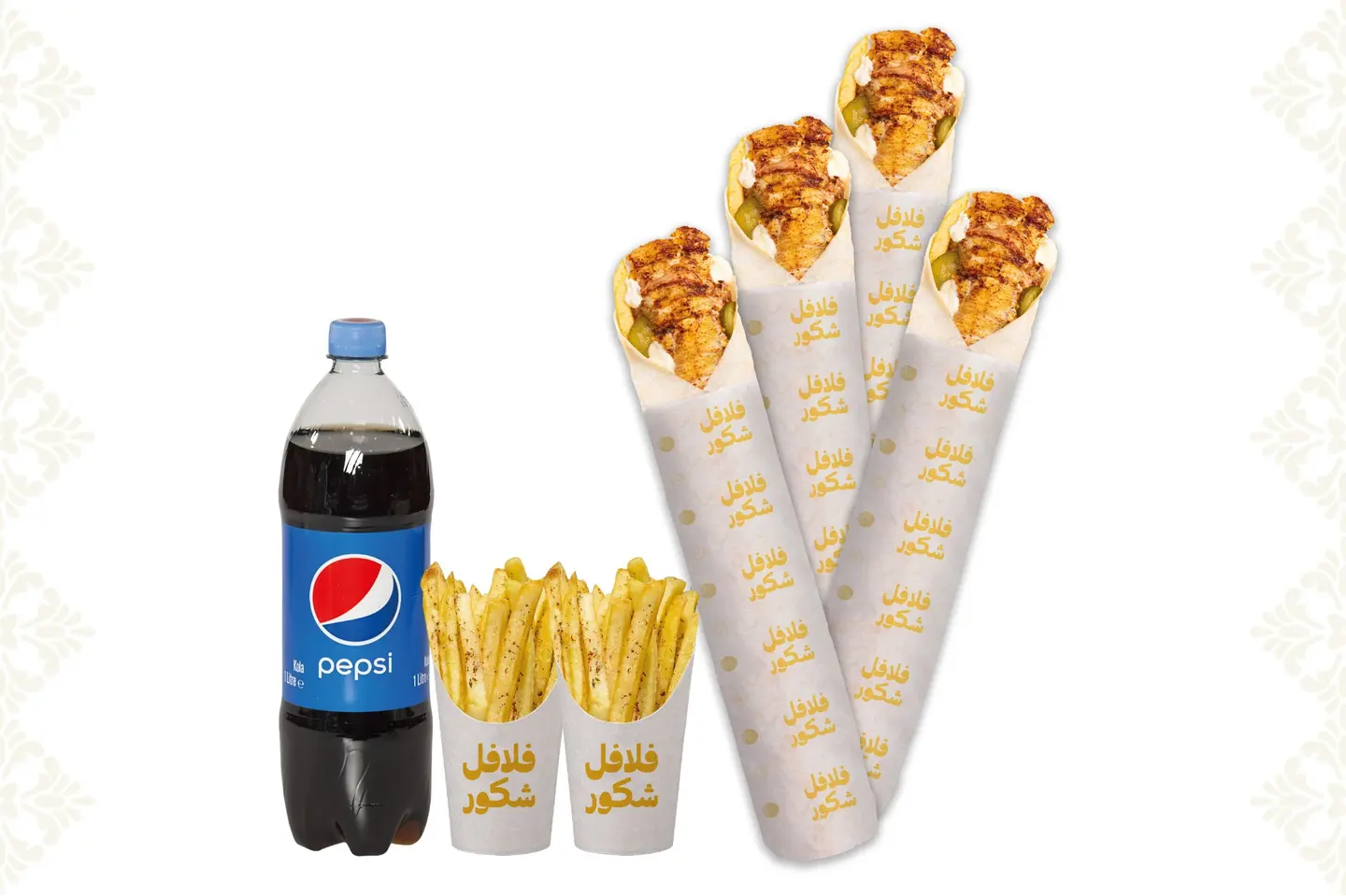 ٤ شاورما كومبو
