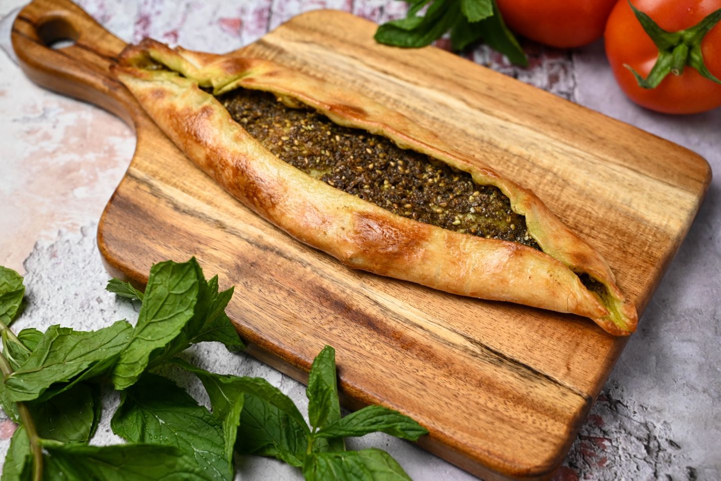 فطيرة زعتر سادة