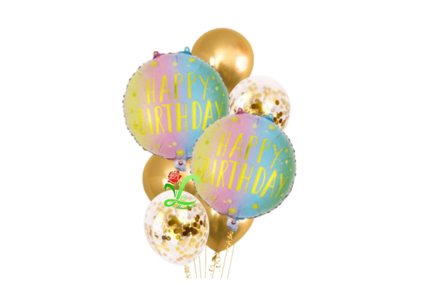 Colorful Happy Balloon Bouquet