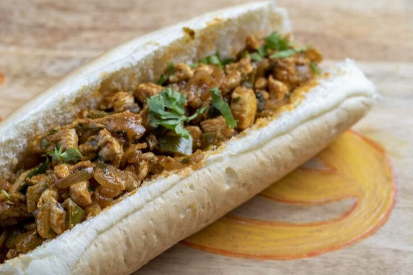Meat Moqalqal Sandwich