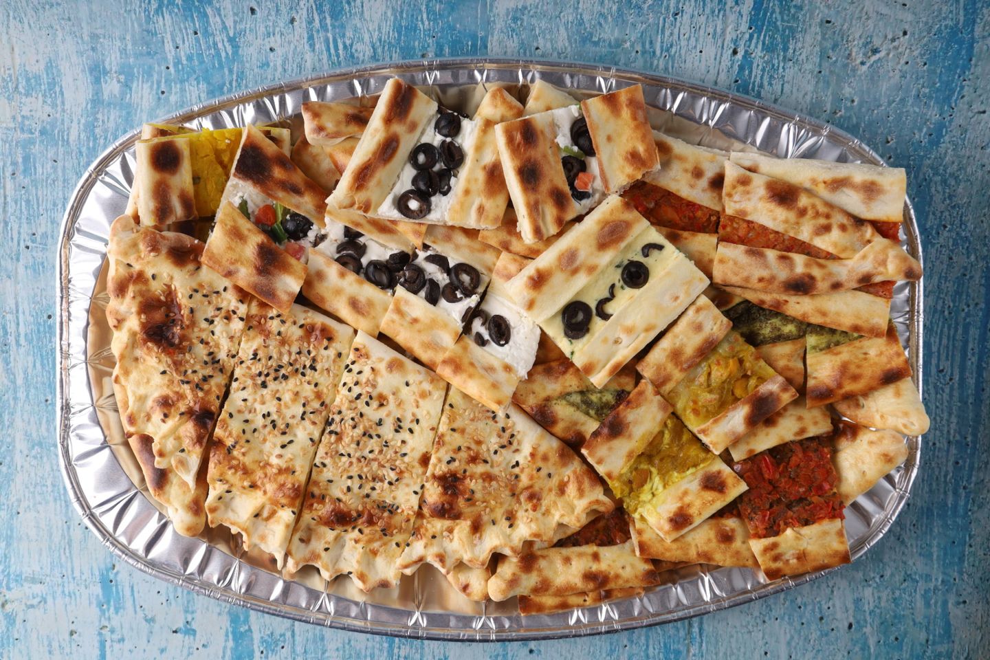 صحن فطائر مشكل صغير