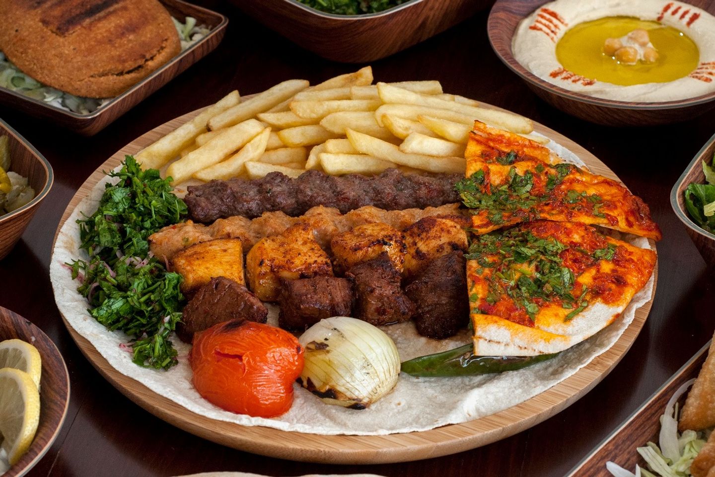 Mixed Grilled On Coal