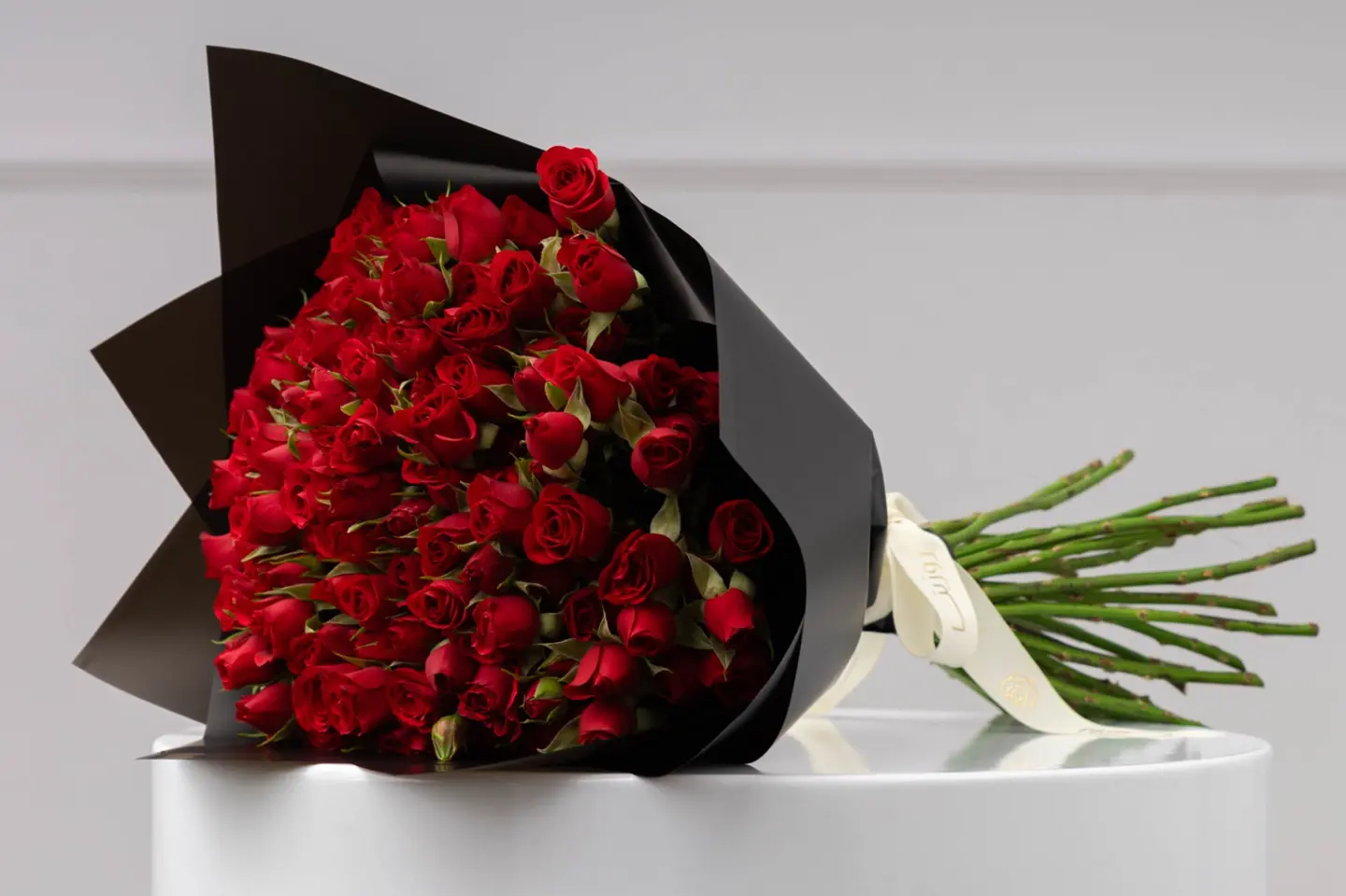 بوكيه ورد الأحلام الحمراء – جوري أحمر