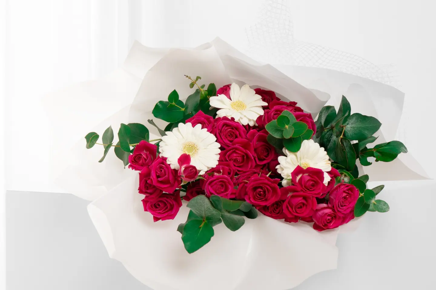 بوكيه فلاور سيكرت – احمر