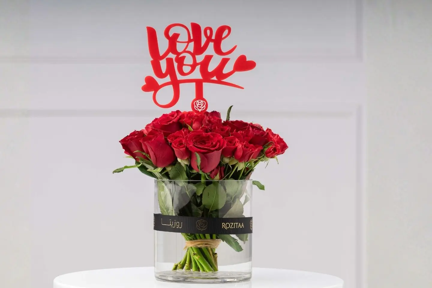فازة ورد الحب النقي –عيد الحب