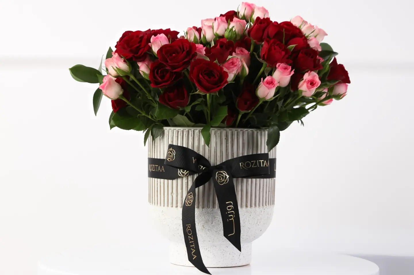 فازة فلاور سيراميك بيبي روز