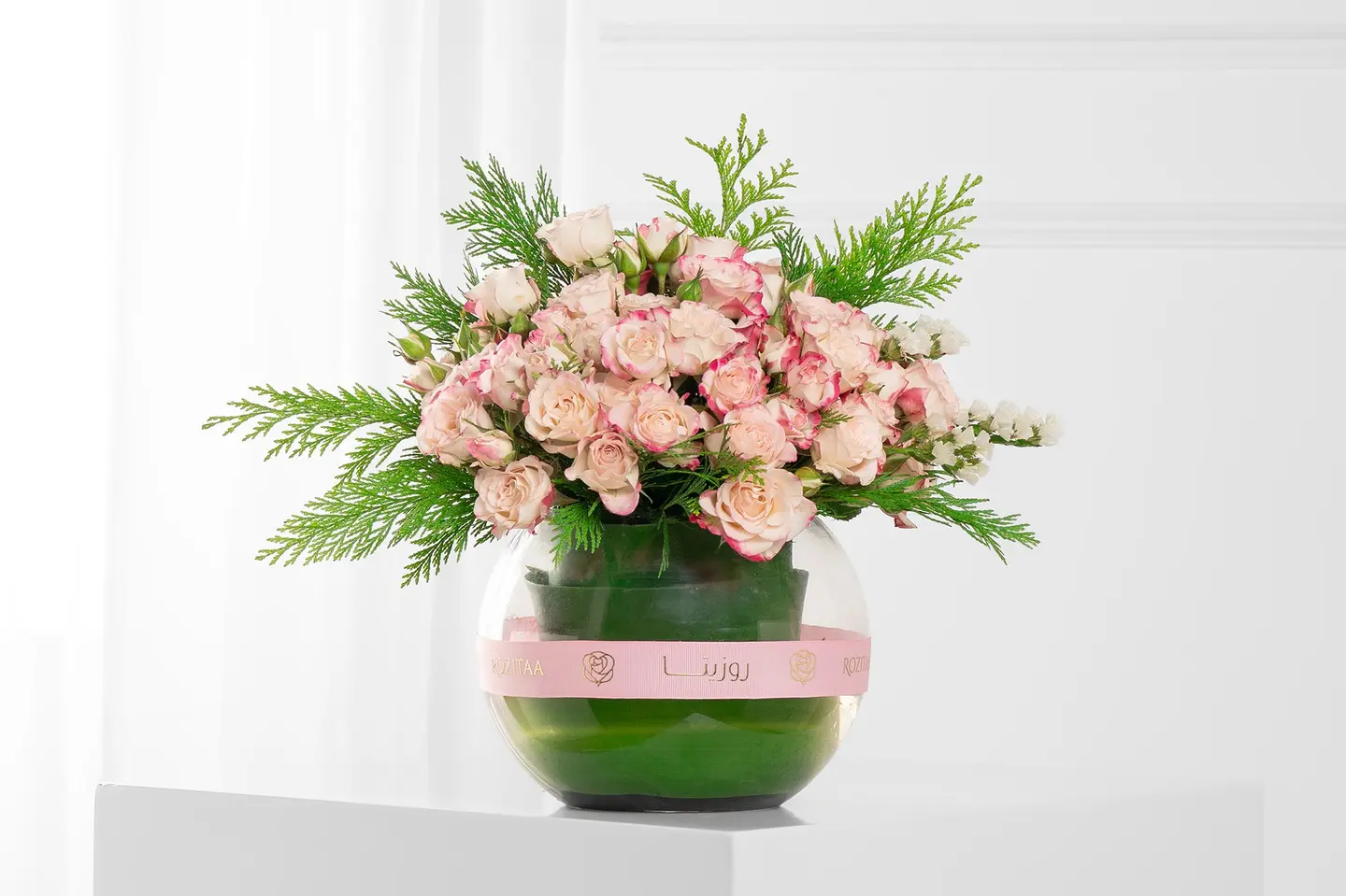 فازة ورد دبل كلر – ألوان مزدوجة