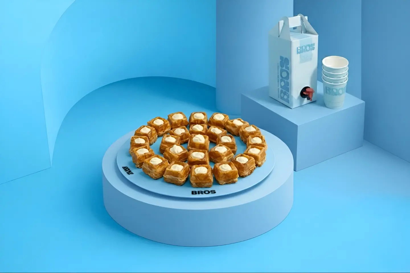 خلية الوافل بوكس + بوكس قهوة ١ لتر