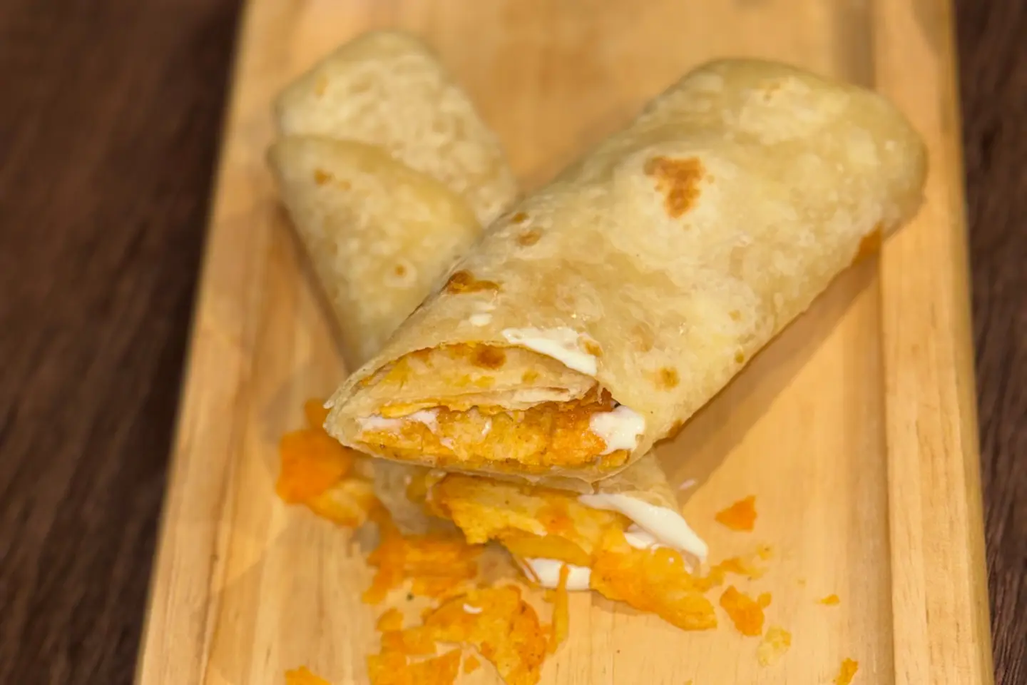 Chips Cheese Chapati