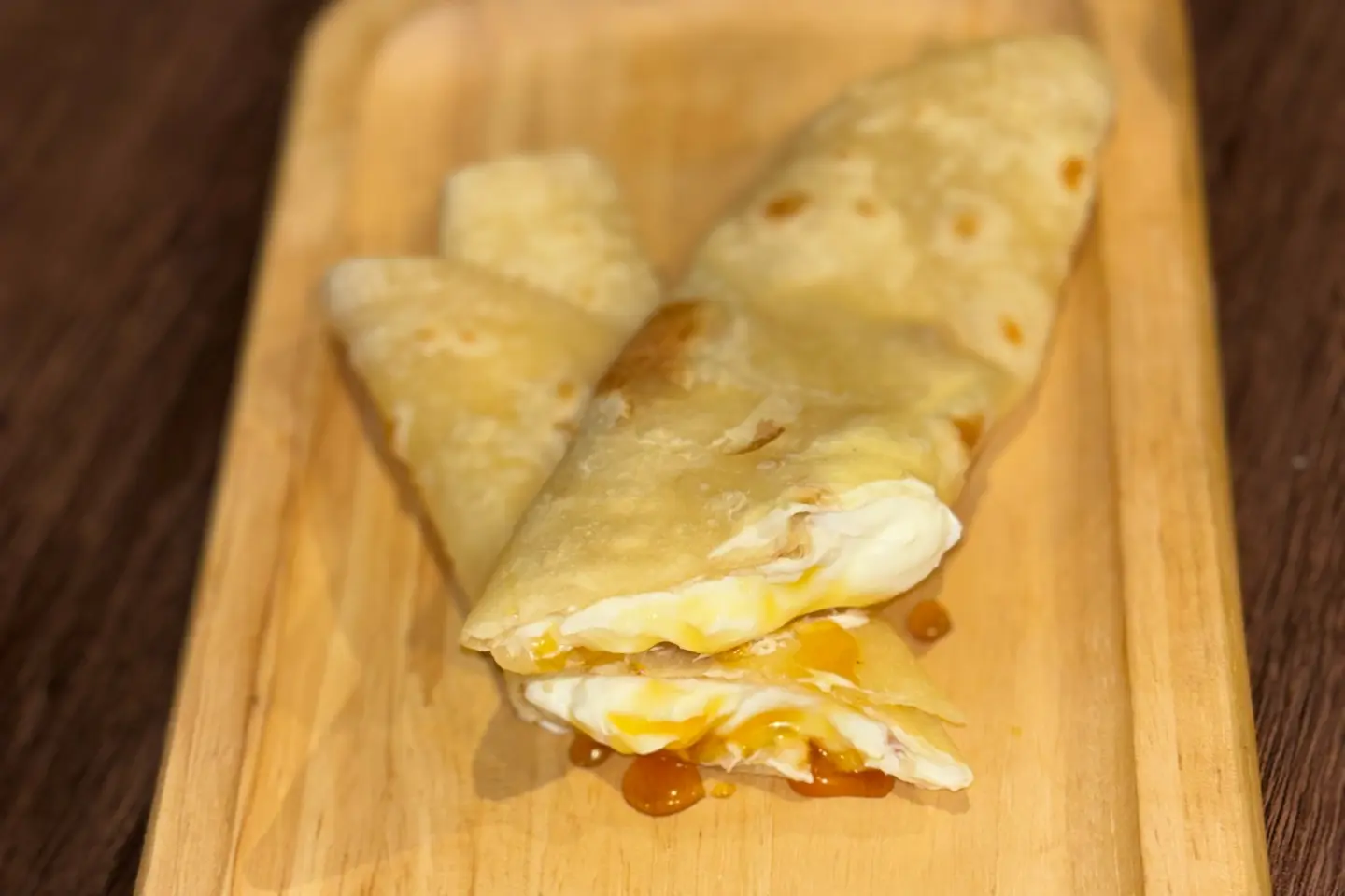 Labneh Honey Chapati