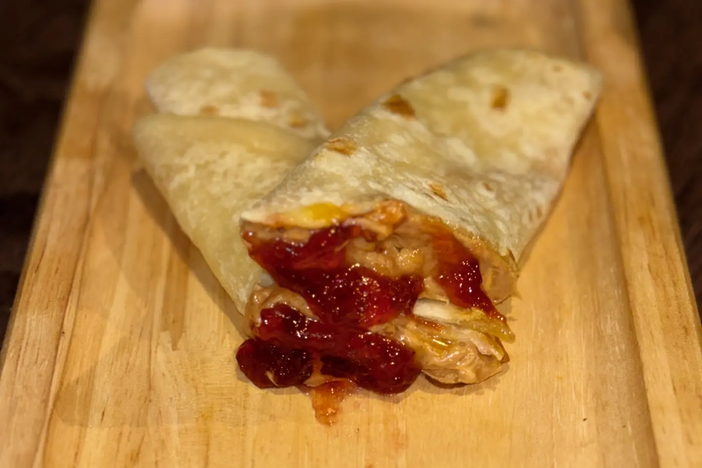 Peanut Butter With Jam Chapati