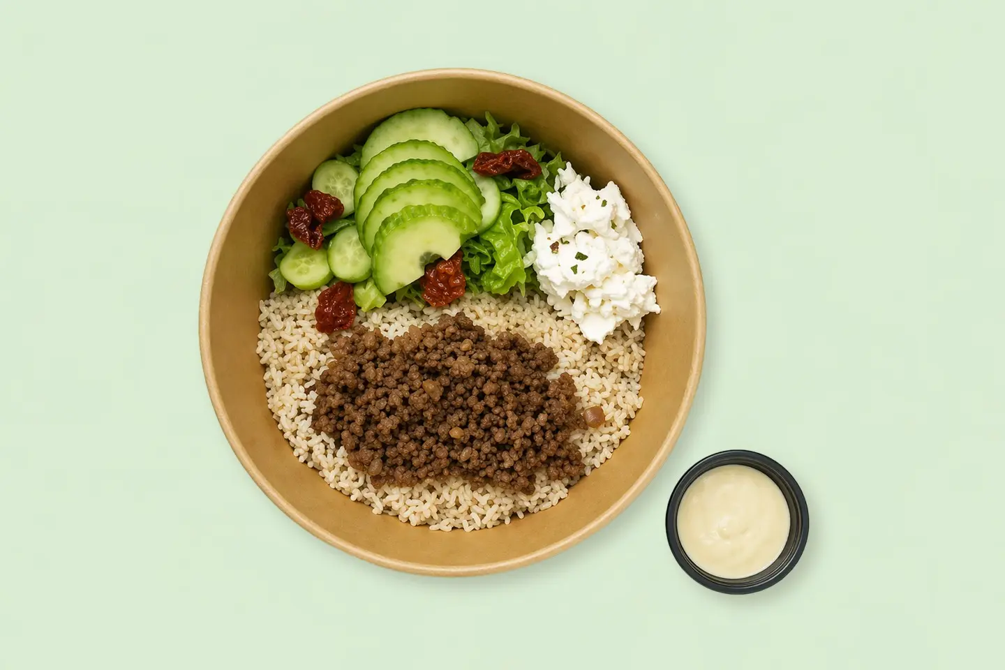 لحم مفروم مع رز